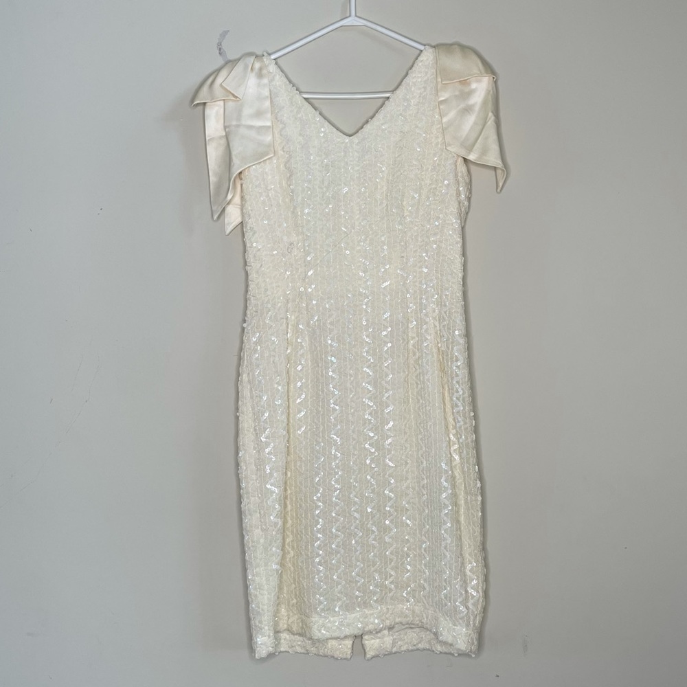 Miss Ashlee vintage bridal sequin dress
